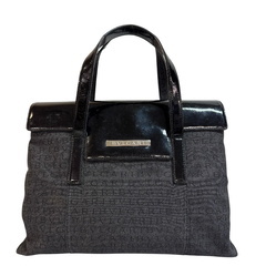 ブルガリ BVLGARI ハンドバッグ ロゴマニア グレーの画像