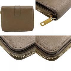 サンローラン SAINT LAURENT 二つ折り財布 コンパクトウォレット 670285 ベージュの画像