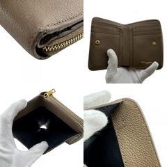 サンローラン SAINT LAURENT 二つ折り財布 コンパクトウォレット 670285 ベージュの画像