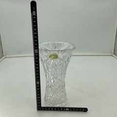 カットクリスタル 花瓶 フラワーベースの画像