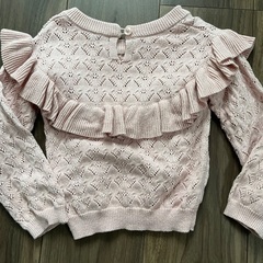 Jamie kay ニットトップス ピンク 1Yの画像