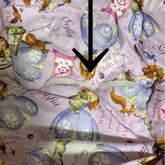 ディズニープリンセス　ソフィア　 お昼寝布団(上掛け、敷布団) カーペットラグ　 3点セットの画像