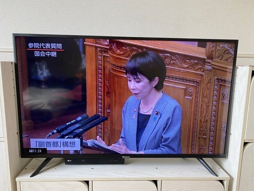 テレビ 40型 Hisense ＋Blu-rayプレーヤー付LG製