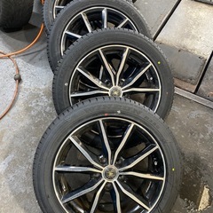 205/55zr17ノーマル新品タイヤとアルミホイール4本
