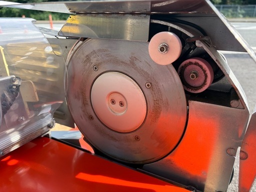 ■中古品 ハクラ精機 パンスライサー アルファ70L 100V 動作問題無し 厨房 ■