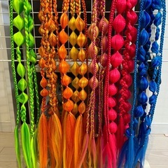 ヘアゴムエクステの画像