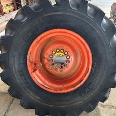 ショベル★新品★スパイクタイヤ★ホイール組込済★16.9-24★2本セット
 の画像