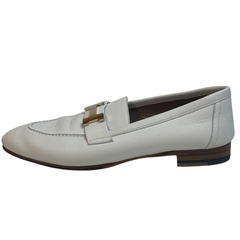 エルメス HERMES 23.5 ローファー コンスタンス AF231048Z ホワイトの画像