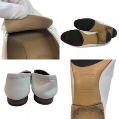 エルメス HERMES 23.5 ローファー コンスタンス AF231048Z ホワイトの画像