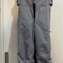 子ども用スキーウェア SNOW CARVING オレンジ/グレー　140の画像