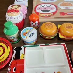 アンパンマンおしゃべりすいはんき和食ご飯セット おままごと キッチンセット まとめ売りの画像