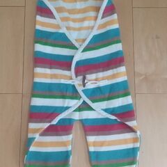 BOBO 毛布地足つきアフガン おくるみの画像