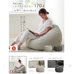 hanalolo ハナロロ　ビーズクッションの画像