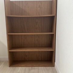 大阪市内配送無料 アンティーク調 白色 飾り棚 本棚 収納棚 状態良好