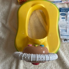 洗浄・アルコール消毒済　アンパンマン 補助便座 やなせたかし 3way補助便座　トイトレ　トイレトレーニングの画像
