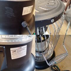 レトロ電気ストーブ TAKASYOU 暖房器具 コンパクト　/UJ-1368 2Fの画像