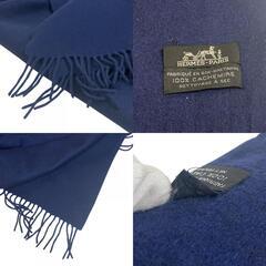 エルメス HERMES その他小物 ロゴ ネイビーの画像