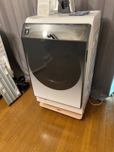 美品　 ES-WS14 2022年購入　シャープ ドラム式洗濯乾燥機　分解清掃済み
