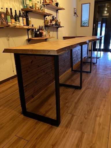 ヒノキ1枚板 カウンターテーブル 購入
