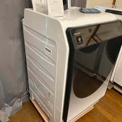 美品　 ES-WS14 2022年購入　シャープ ドラム式洗濯乾燥機　分解清掃済みの画像