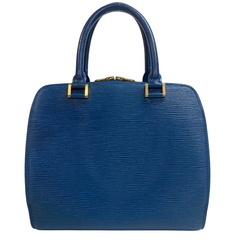 ルイヴィトン LOUIS VUITTON ハンドバッグ エピ ポンヌフ M52055 ブルーの画像