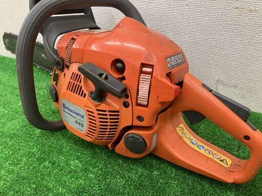 【SIW】Husqvarna ハスクバーナ 445e2 445eII エンジンチェンソー【中古動作品】