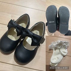 キャサリンコテージ 卒入学ワンピース、靴、靴下3点セットの画像