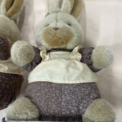 うさぎぬいぐるみ2体セット　引取限定の画像