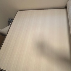 【大至急】ニトリ　セミダブルベッドフレーム、Nスリープ　マットレスの画像