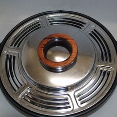 [1673] デラックス 天ぷら鍋セット 直径23cm おたま 箸付きの画像