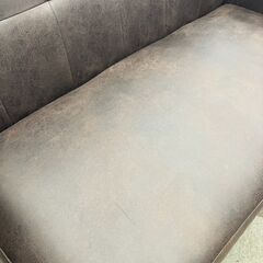 💺2Pソファ/レザーソファ/おしゃれなソファ/コンパクトソファ/№3571💺の画像