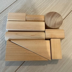 森のパズルバス 手押し車 木製 日本製の画像