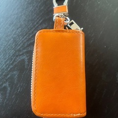 【美品】キーケース　スマートー　クリア窓　カラビナ付きの画像