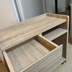 LOWYA 木製デスクワゴンの画像