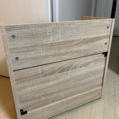 LOWYA 木製デスクワゴンの画像