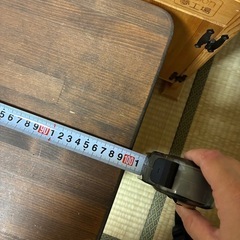 木製　キッズ　長机と椅子ペアセットの画像