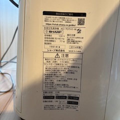 シャープ　空気清浄機
の画像