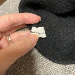 ニコアンド niko andベレー帽の画像
