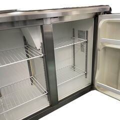 ☆フクシマ 冷凍冷蔵コールドテーブル 1200x450x800mm ドアポケット付き 台下冷凍冷蔵庫 業務用冷凍冷蔵庫 冷凍冷蔵庫 TMU-41PE2 厨房機器☆の画像