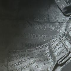 【EMPORIO ARMANI】ショルダーバッグ イエロー×ブラック イタリア製の画像