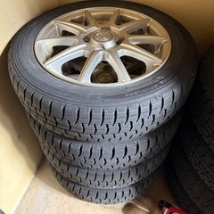 【受渡予定者様決定】155/65R14 スタッドレス　ホイール付...