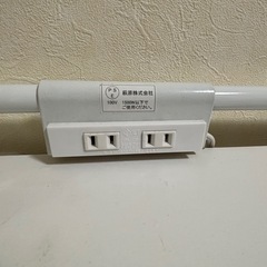 パイプベッド　コンセント口ありの画像