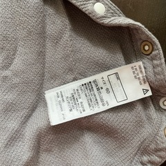 無印良品　ベビーロンパース60の画像