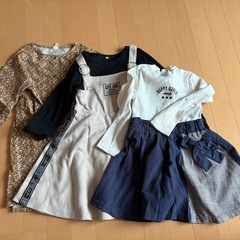 子供　冬服　120 女の子　まとめ売り　の画像