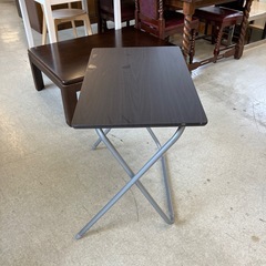 A5211-070 NITORI 折りたたみテーブル ワークデスク ダークブラウン キズ汚れ有りの画像