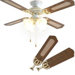 シーリングファン美品の画像