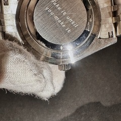 新品/送料無料/限定「Relax Rolex」 腕時計 自動巻き デイトジャスト ブラック文字盤　ステンレス　RELAX (Rolexではない)の画像