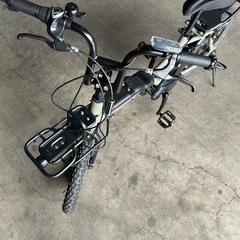 美品！パナソニック　EZ 電動自転車　マットオリーブの画像