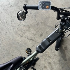 美品！パナソニック　EZ 電動自転車　マットオリーブの画像