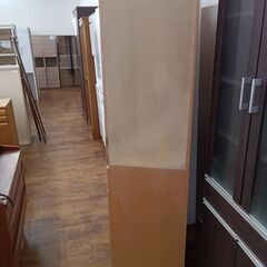 ★リユースのサカイ水戸店★食器棚ライトブラウンH181×D43×W60クリーニング済みMT6104の画像